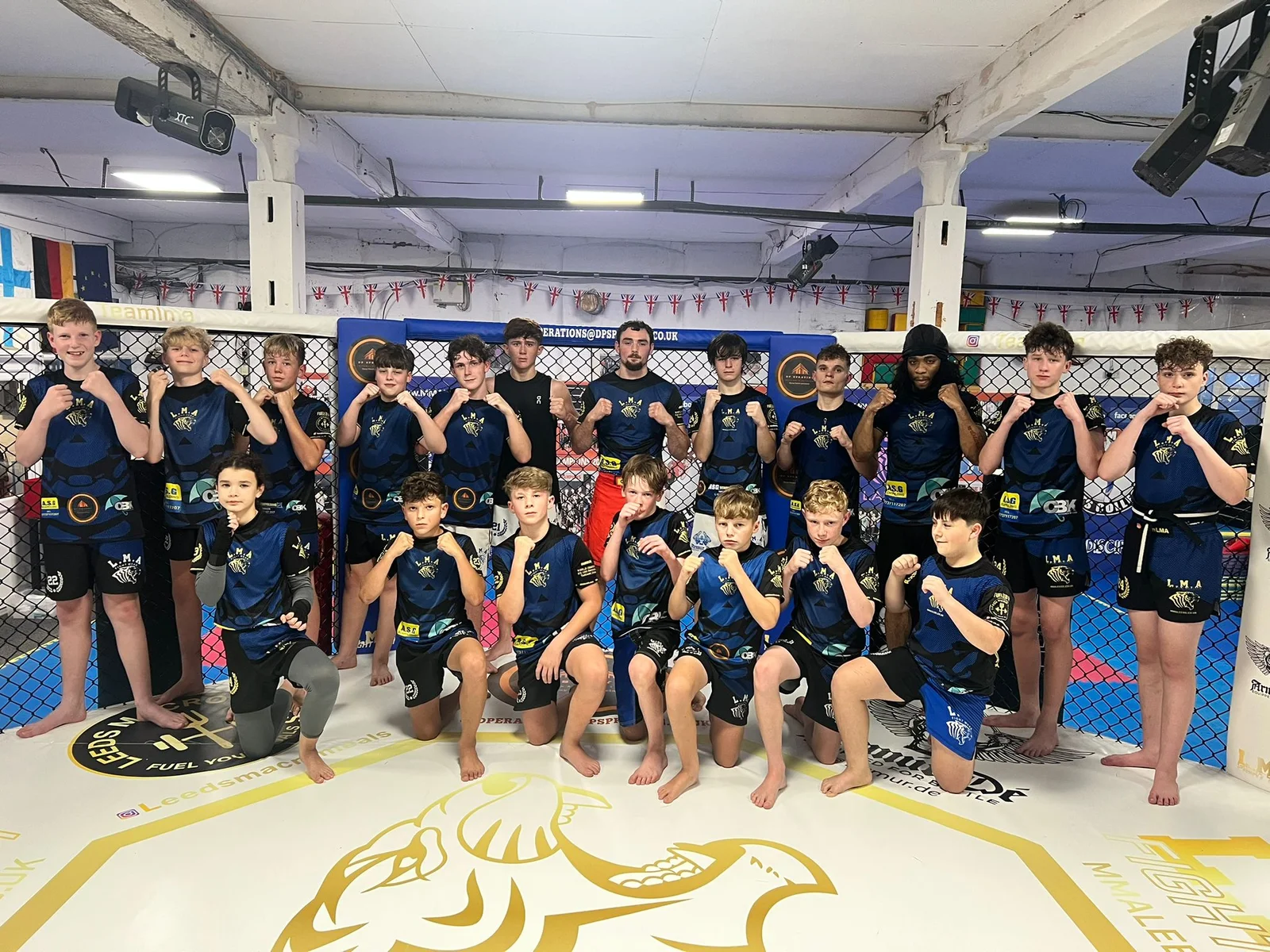 Teens and LMA fight team at Leeds Martial Arts